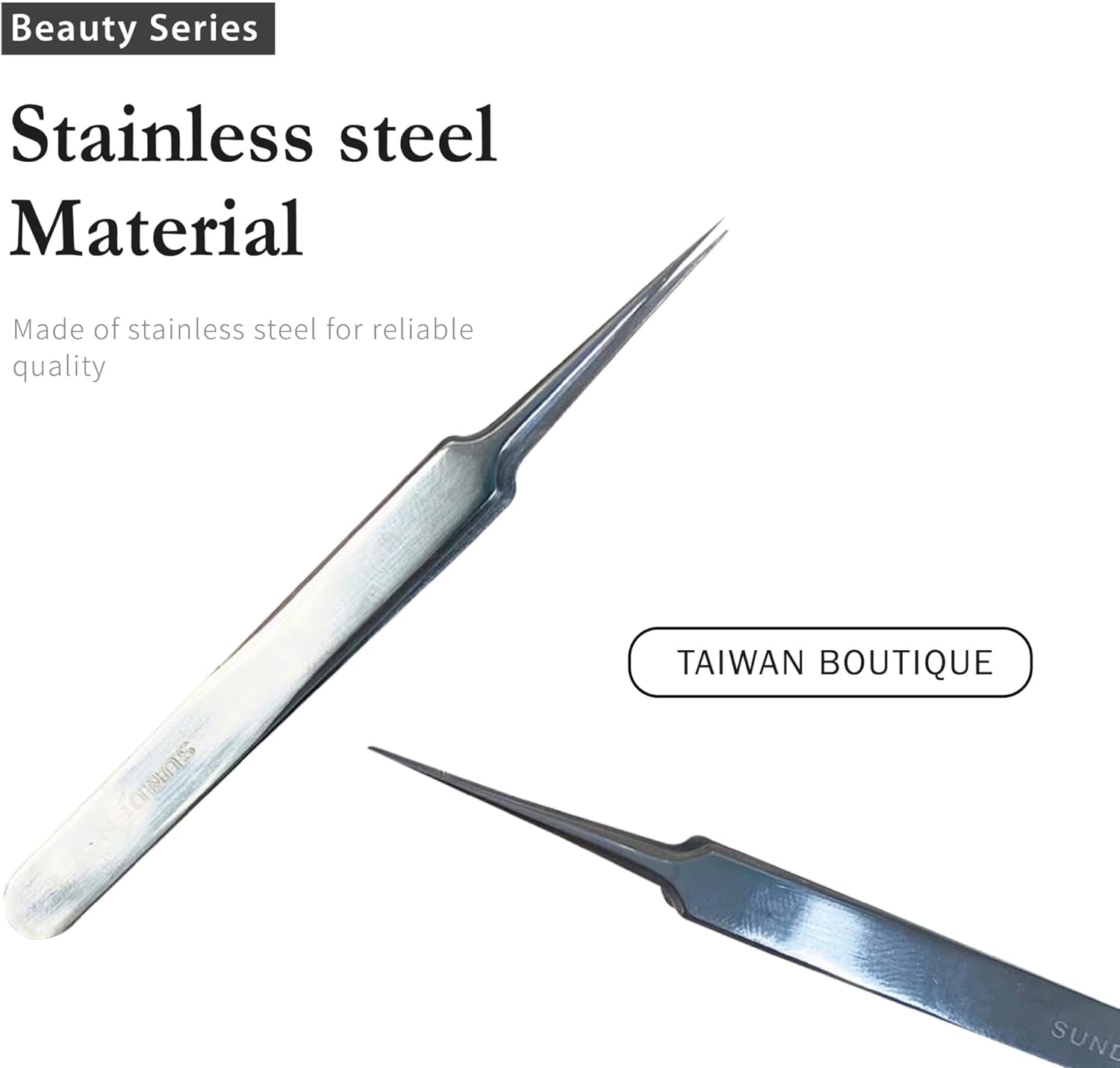 Stainless Steel Acne Clip-Blackhead Remover Tweezer